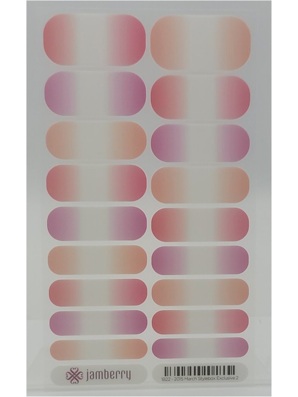 Jamberry Nail Wraps, Style Box Exclusive, Full Sheet